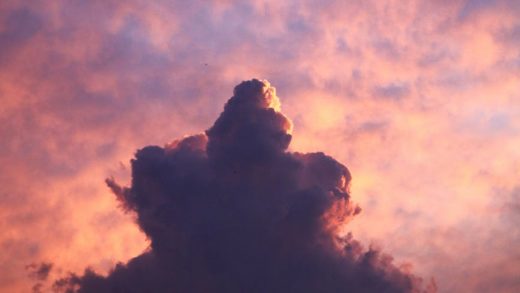 clouds in the sky during sunset